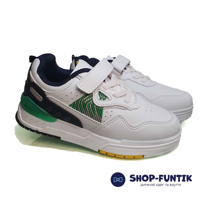 Кроссовки  Promax белые с цветными вставками 1885