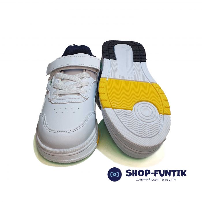 Кроссовки  Promax белые с цветными вставками 1885