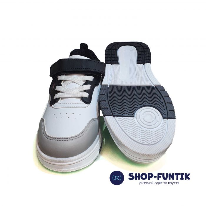 Кроссовки  Promax белые с цветными вставками 1883