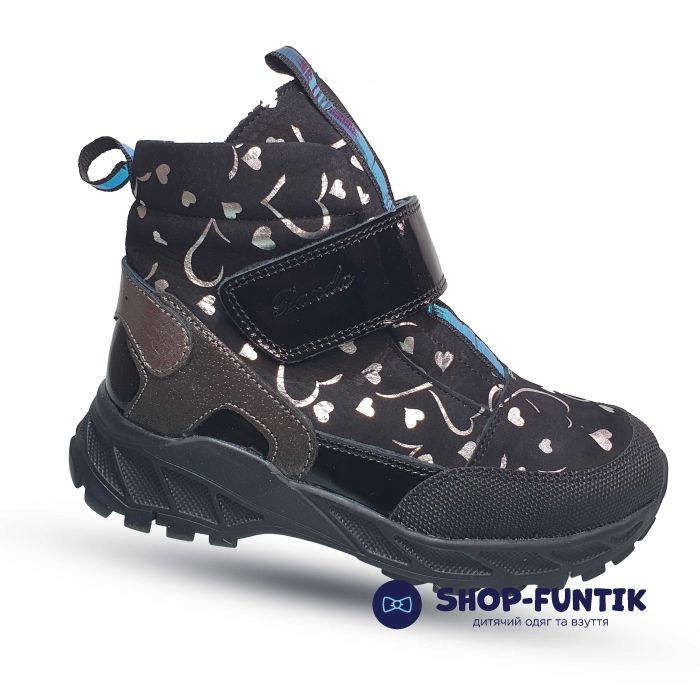 Ботинки Panda черные 0101