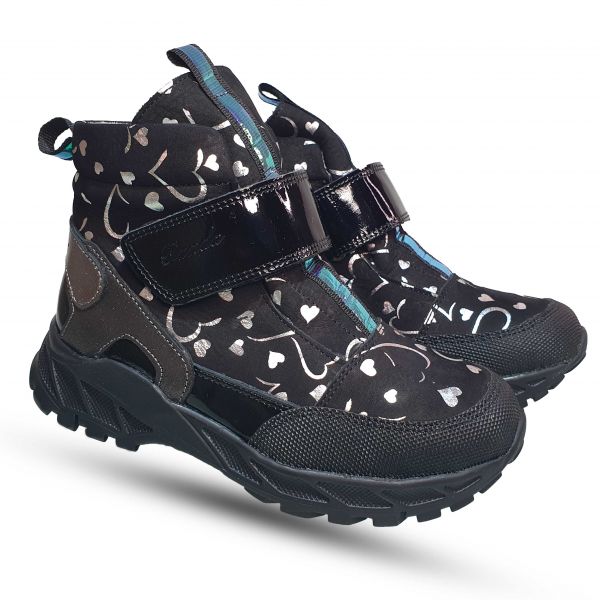 Ботинки Panda черные 0101