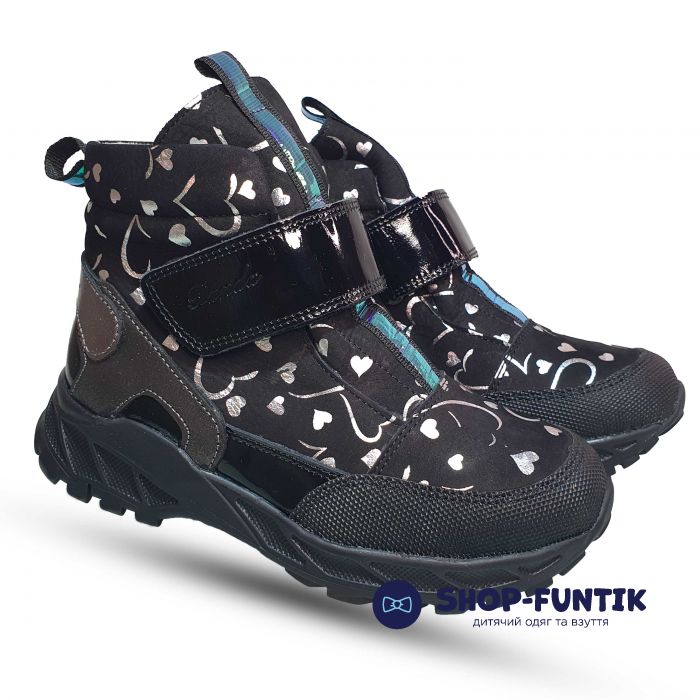 Ботинки Panda черные 0101