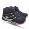 Кроссовки  Promax черно-фиолетовые с белыми вставками 18509