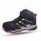 Кроссовки  Promax черно-фиолетовые с белыми вставками 18509