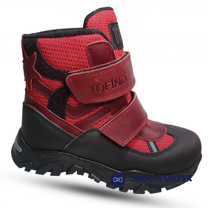 Ботинки Tofino черно-красные 9302107