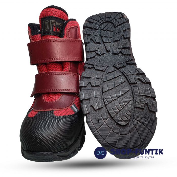 Ботинки Tofino черно-красные 9302107
