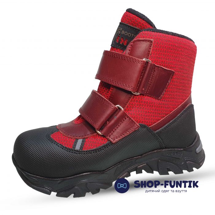 Ботинки Tofino черно-красные 9302107
