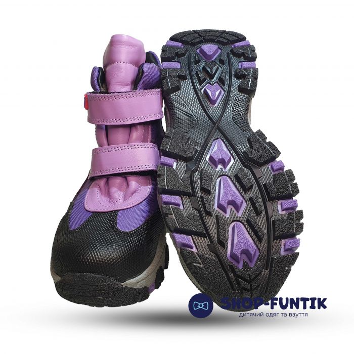 Ботинки Djoy сиренево-бордовые 0578