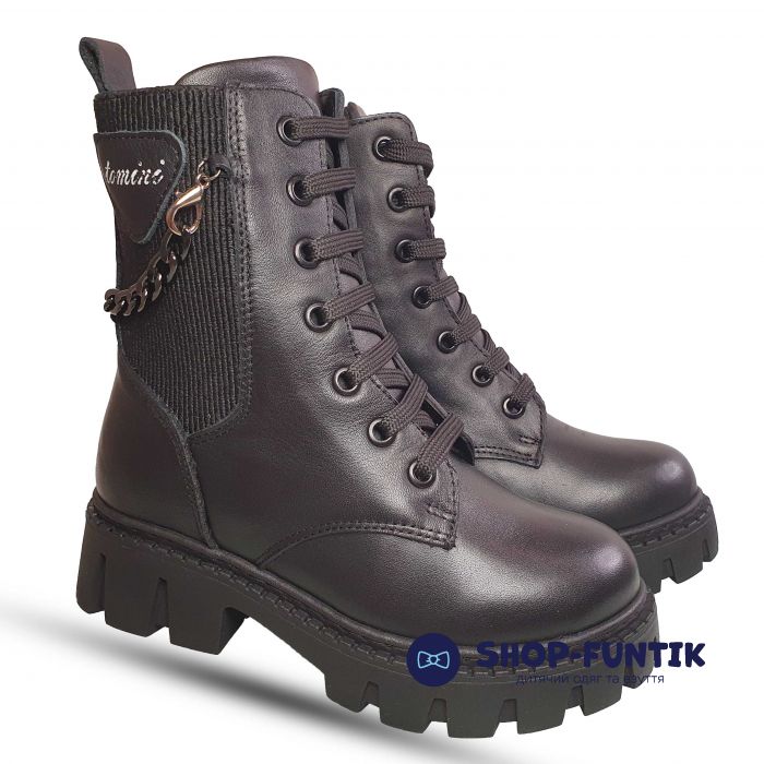 Ботинки Tomini черные 0454