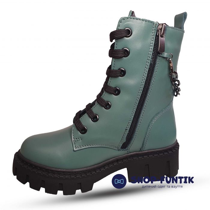 Ботинки Tomini оливковые 04005