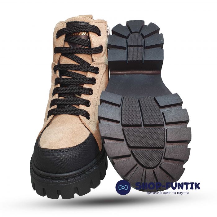 Черевики Tomini чорно-бежеві 1000705