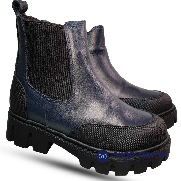 Ботинки Tomini темно-синие 106202