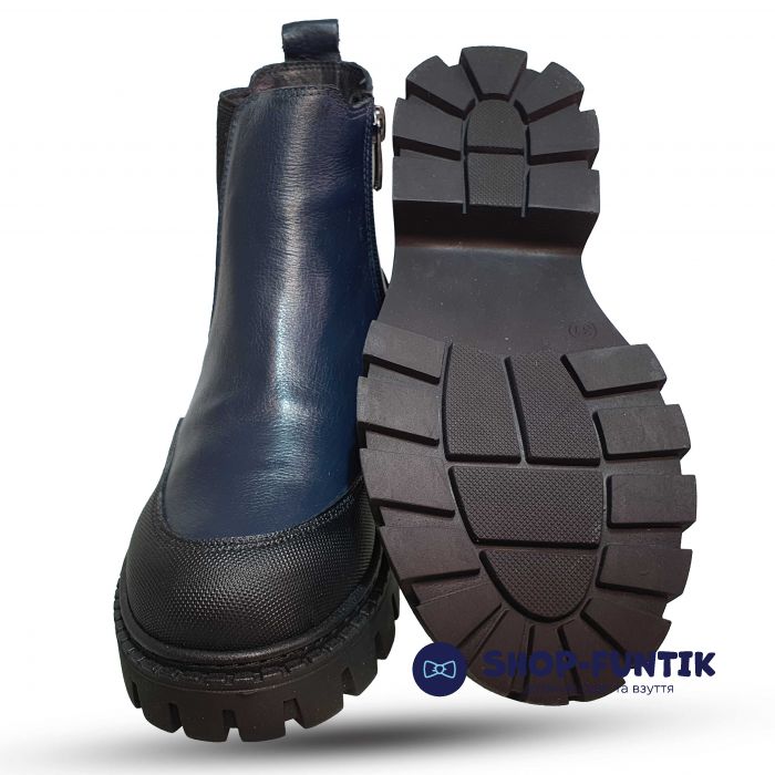 Ботинки Tomini темно-синие 106202