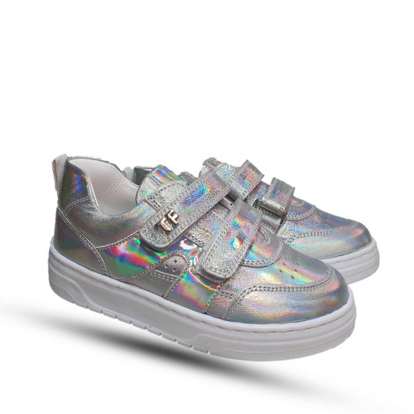 Кроссовки Tiflani серебристые 18B