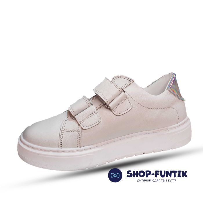 Кроссовки Tiflani белые с цветными вставками 646