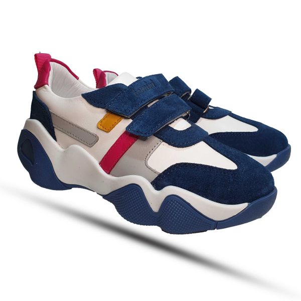 Кроссовки Tomini бело-синие 218