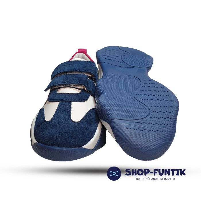 Кроссовки Tomini бело-синие 218