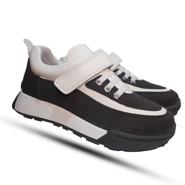 Кроссовки Tunel черно-белые 2525