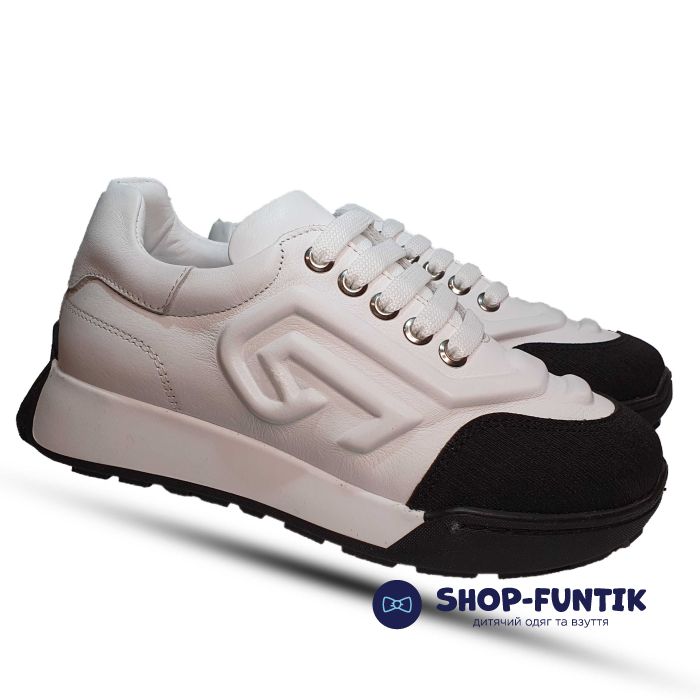 Кроссовки Tunel бело-черные 2925