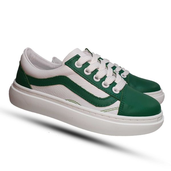 Кроссовки Tofino бело-зеленые 1989