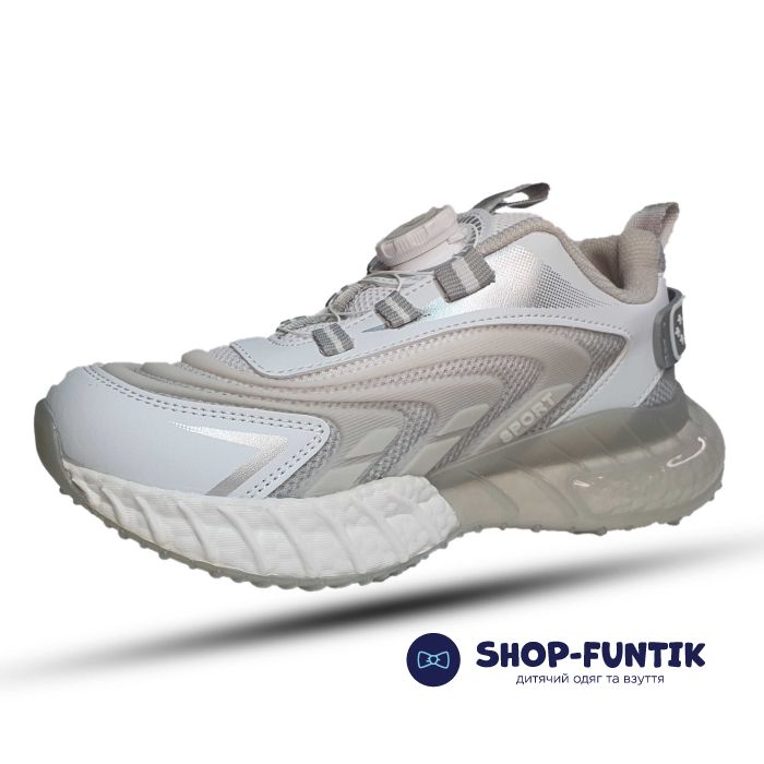 Кроссовки  Promax серо-белые 1913