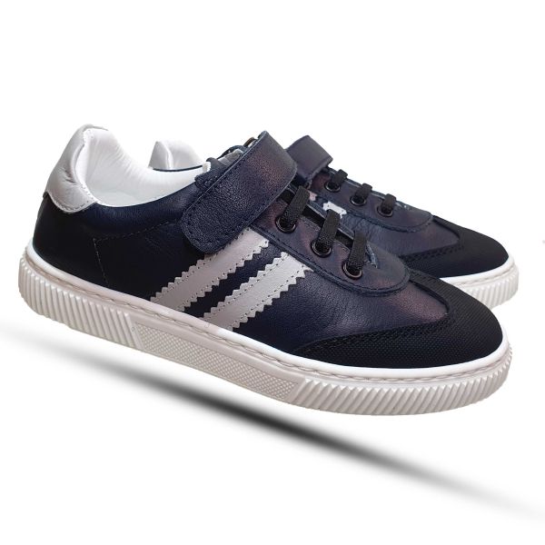 Кроссовки Tomini темно-синие на белой подошве  77