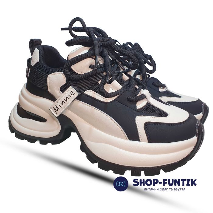 Кроссовки  Jong.Golf черно-белые 542