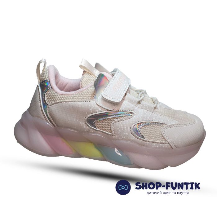 Кроссовки  Flamingo бледно желтые 221