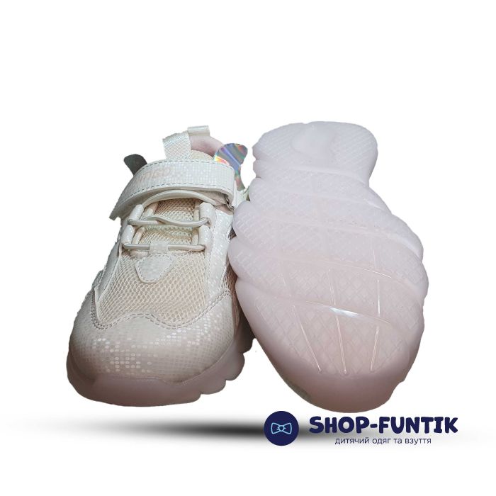 Кроссовки  Flamingo бледно желтые 221