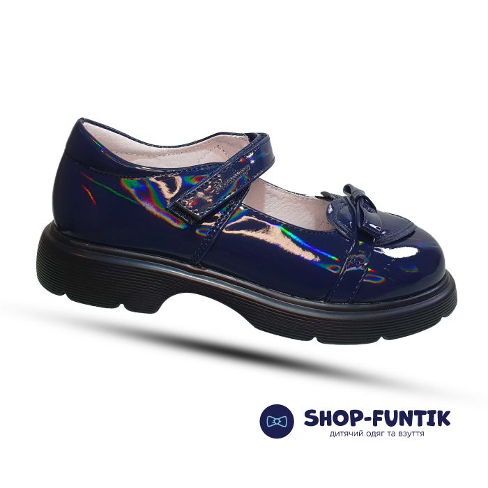 Туфли Flamingo темно-синие 5201