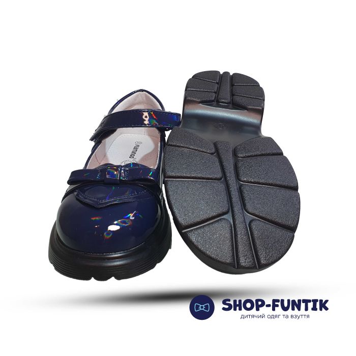 Туфли Flamingo темно-синие 5201