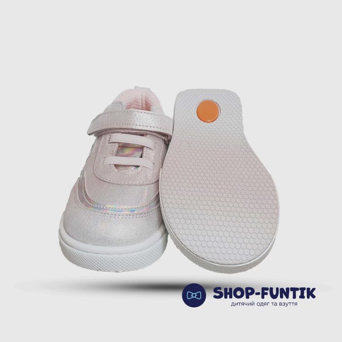 Черевики Toddler сріблясті 3825