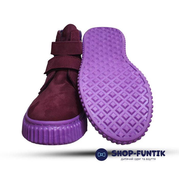 Ботинки Toddler бордовые 3733