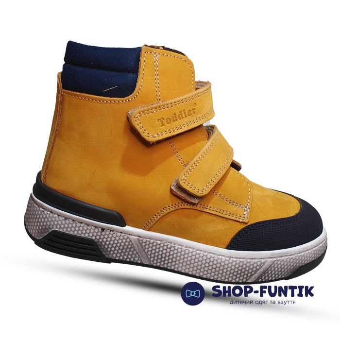 Ботинки Toddler желтые с черным 5001