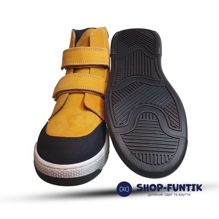 Ботинки Toddler желтые с черным 5001