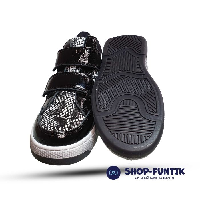 Ботинки Toddler черные с серым 5090