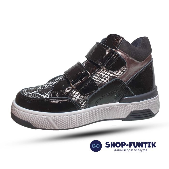 Ботинки Toddler черные с серым 5090