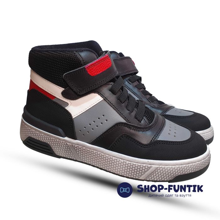 Ботинки Toddler серые с черным 5097