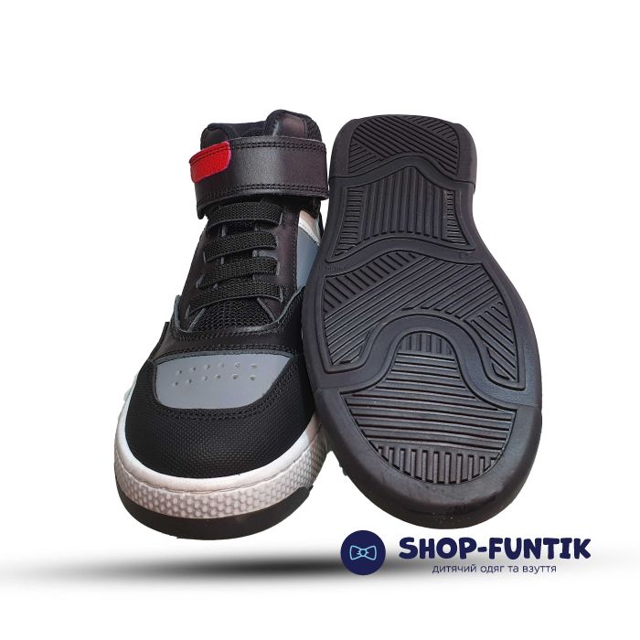 Ботинки Toddler серые с черным 5097