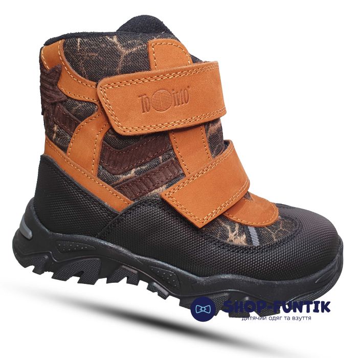 Ботинки Tofino коричневые с черным 9226