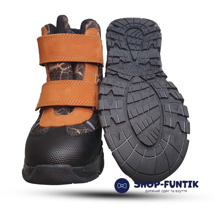 Ботинки Tofino коричневые с черным 9226