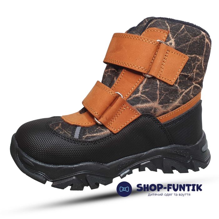 Ботинки Tofino коричневые с черным 9226