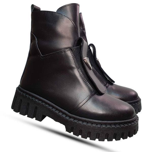 Ботинки Tomini черные на меху 6140