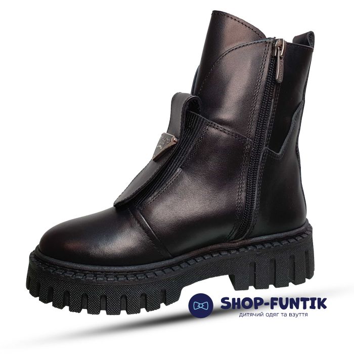 Ботинки Tomini черные на меху 6140