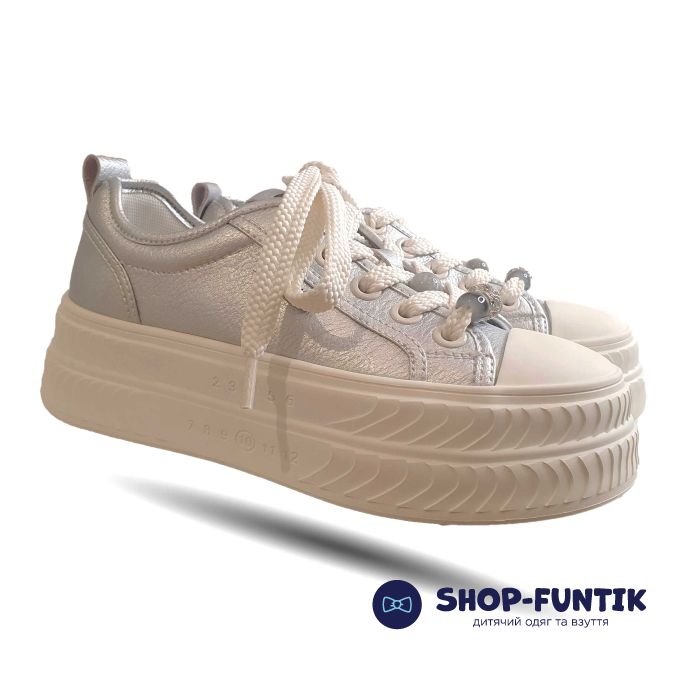 Кроссовки Jong.Golf серые с белым 800