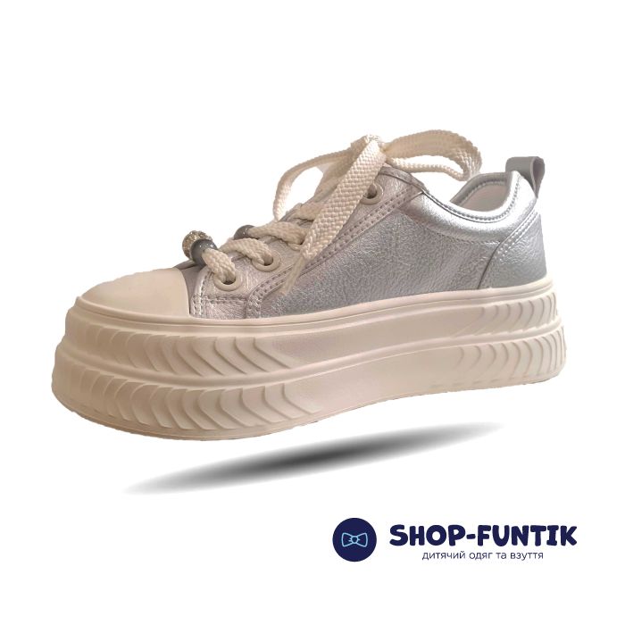 Кроссовки Jong.Golf серые с белым 800