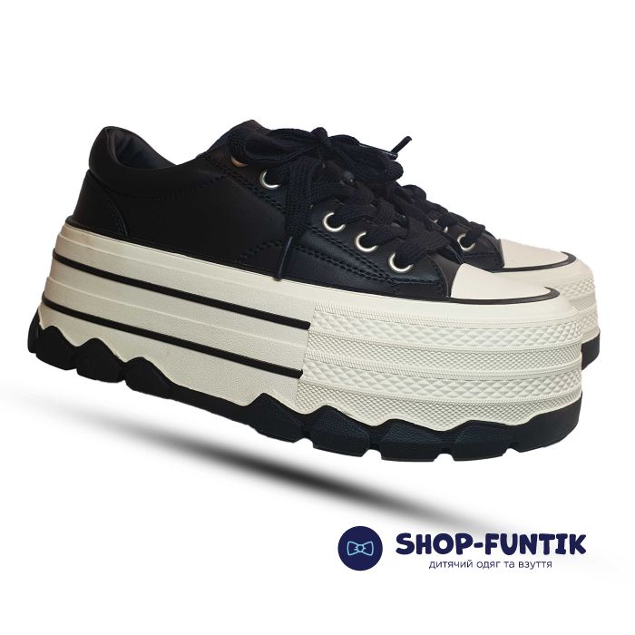 Кроссовки Jong.Golf черные с белым 6723