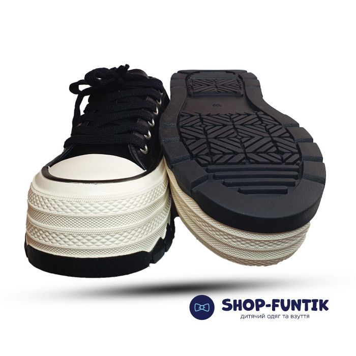 Кроссовки Jong.Golf черные с белым 6723