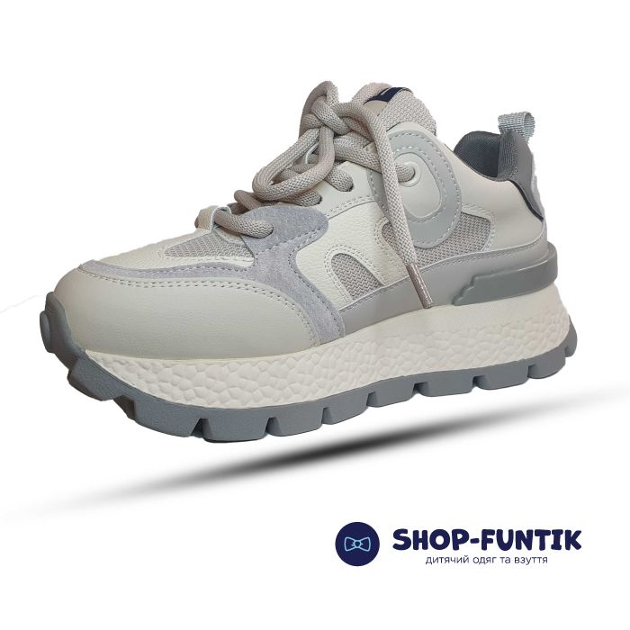 Кроссовки Jong.Golf бежевые с серым 1670