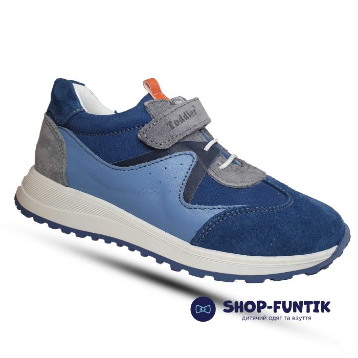 Кроссовки Toddler синие с голубым 132